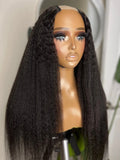 Kinky Straight U Part Wig Polished Crowns